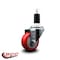 Service Caster 3'' Red Poly Wheel Swivel 1-3/8'' Expanding Stem Caster SCC-EX20S314-PPUB-RED-138 - alternate 4